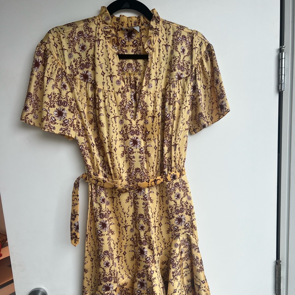 Sandro yellow dress
